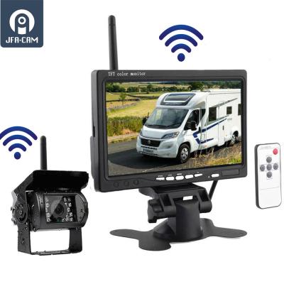 China 7inch Camera Waterproof Digital Wireless Backup System For Minivan Courier Truck for sale