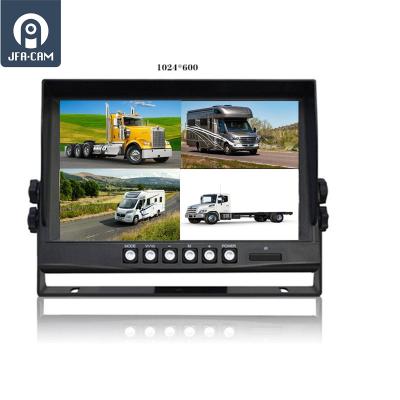 China Car Truck Bus Taxi Forklift 9 Inch Quad Monitor TFT LCD Screen Digital for sale