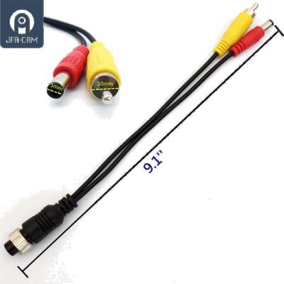 China Aviation plug-and-play 0.5m with RCA plug +DC plug for sale