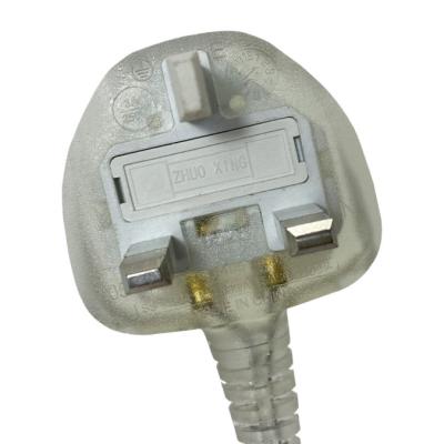 China Residential / Multi-Purpose Certification Safety Mark Power Wire Uk Plug Rope Cable Plug BS 1363 Standard UK Plug Power Cord With C13 Connector for sale