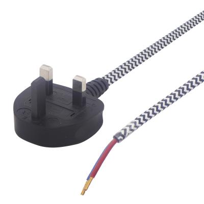 China Residential / General Purpose MS Sign 3Prong AC Cords UK Type Plug Power Cord C13 BS Connector Power Cable Malaysia Plug For Camera Printer for sale