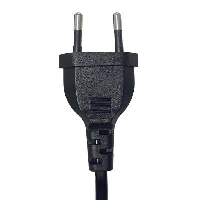 China Residential / General Purpose Euro Supplier 250V 2.5A Standard Safe European Certified 2 Pins VDE Wire EU Plug For Electrical Appliance for sale