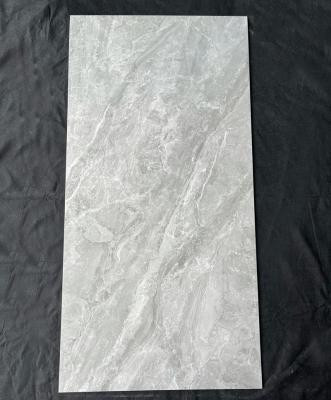 China Modern build full body glazed polished white porcelain floor tiles Indian cheap interior glossy glossy tile for living room 750x1500mm for sale