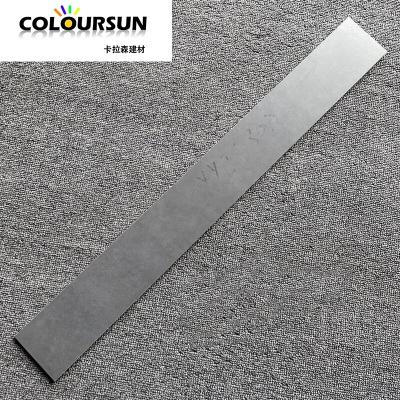 China Coloursun Modern Flat Skirting Border Tiles Porcelain Full Polished Modern Designs Marble Border Tiles Floor Tile Porcelain Skirting for sale