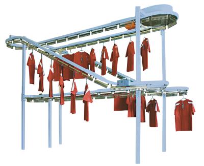 China Good Quality Automatic Hotels Clothes Conveyor Belt Manufacturer 308 506 1000 Hangers for sale