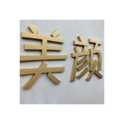 China Buildings China Quality Manufacturer 3D Metal Shop Sign Stainless Steel Front Door Plate for sale