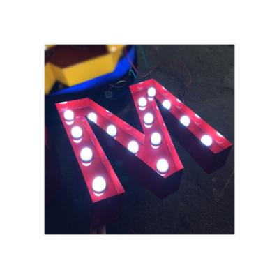 China Newest Design Buildings Popular Product Good Quality Luminous Word Outdoor Led Marquee Letter for sale