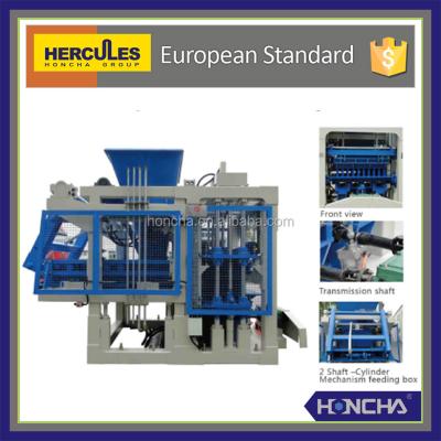 China HONCHA Hydraulic Press Molding Brick Concrete Cavity Block Making Machine for sale