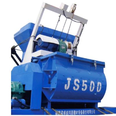 China Building Material Shops Hydraulic Water Driven Pump Cement Concrete Mixer Machine for sale