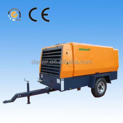 China kobelco lubricated portable air compressor with CE for sale