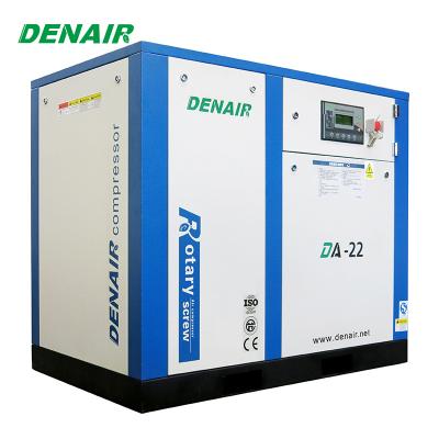 China Lubricated 30hp 22kw Free Shipping Screw Air Compressor for sale