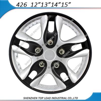 China Hot Selling ABS Silver Paint Car Wheel Cover ABS/PP/Two Color 13,14,15 Inch Wheel Cover for sale