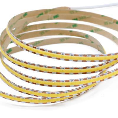 China USE INDOOR COB Dot Free Dimmable 480chips/m DC12V LED Strip 9W 12W Led Strip Fcob t For Any Size Aluminum Profile 8.33MM For A Coupe for sale