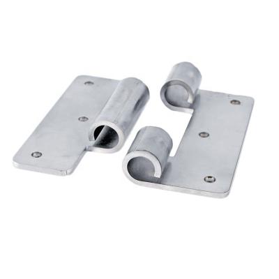 China Custom Bending Industry Metal Brass Zinc Galvanized Powder Coating Copper Sheet Metal Stamping Connector Head Hinges Parts for sale