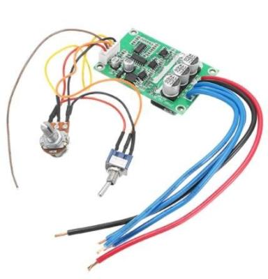 China VVDC 12V-36V 500W High Power Motor Controller Driver Driver Board Brushless Electronic Kits Assembled No Hall DIY Kit New Diy for sale