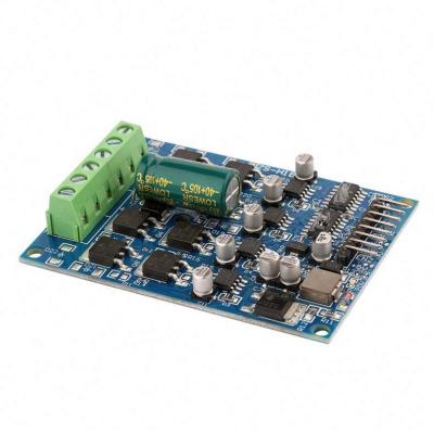 China Dual H-Bridge DC Brushed Motor Driver Board Brush Motor Controller 16A VDC 5V-48V Brush Motor Controller for sale