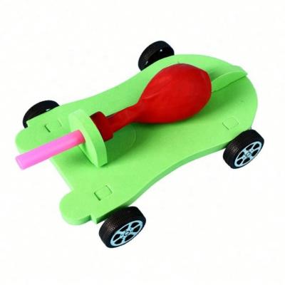 China Balloon powered car diy technology small craft balloon powered car for sale