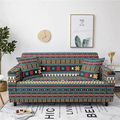 China Floral Anti-Slip Stretch Sofa Cover Durable Sofa Cover Protector Soft Sofa Furniture Cover for sale