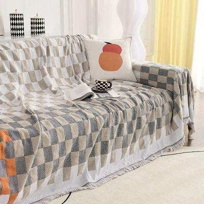 China Durable Reversible Throw Blanket Textured Soft Textured Knitted Sofa Throw Blanket Decorative For Bedroom for sale