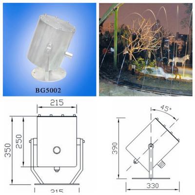 China 8000 L/H SS304 18mm Laminar Fountain Nozzle for sale