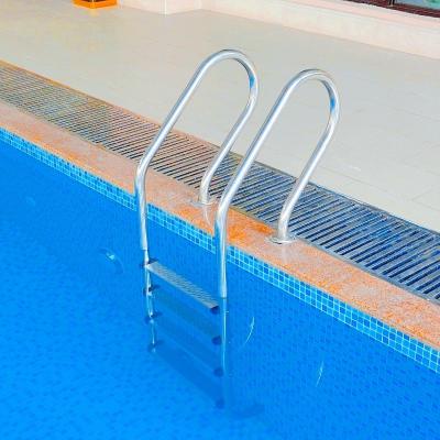 China 5 Edelstahl-Swimmingpool-Leiter der Schritt-1.35mm FRB zu verkaufen