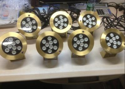 China DMX512 Brass 2700K 6W RGB Led Underwater Pool Lights for sale