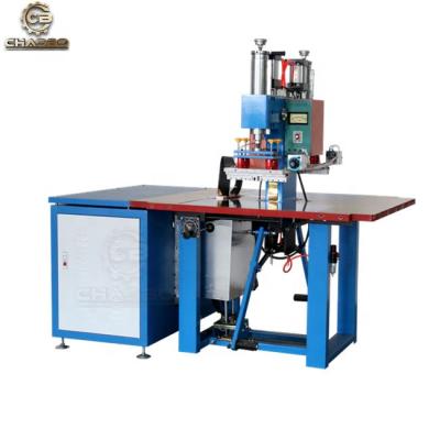 China Factory 5KW Foot Pedal Double Heads PVC High Frequency Welding Machine for Inflatable Valves, Handles, D-ring Fitting, Water Tank Outlet for sale