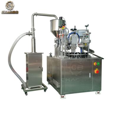 China 110V/220V Automatic Beverage Lotion Cream Tube Filler And Sealer Equipment Ultrasonic Plastic Tube Sealer CE Declaration for sale