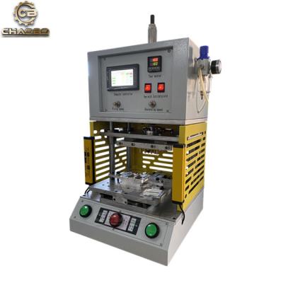 China Factory Sliding Table Tray Hot Stake Equipment Heat Small Size Automatic Staking Machine for Plastic Boss Welding and Reforming for sale