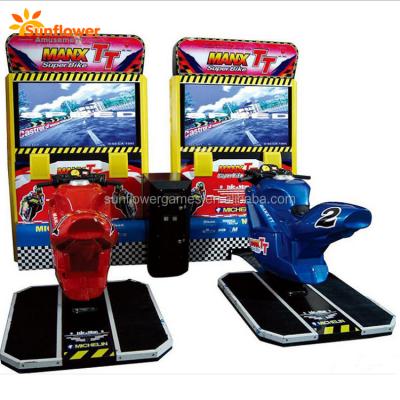 China Coin Operated Cool Metal+Plastic Adult Simulator Game Machine Motorcycle Electric Arcade Game Machine Simulator Toy Car for sale