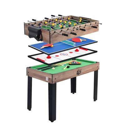 China Pool Table Dining Pool Table Billiards Table Hot Sale Indoor Sports Equipment 4 In 1Game Billiard Ping Pong Table Air Hockey Football Table for sale