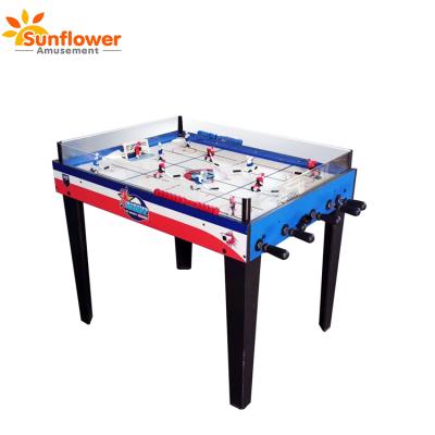 China Metal+Woodern Games Machine Indoor Soccer Table Game Football Table Game Ice Hockey Kids Indoor Sport Coin Operated Football Game for sale