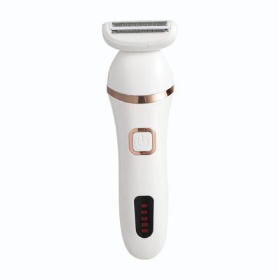 China Safely Removes Painless Chargeable Depilator Facial Body Profesional Depilator Hair Removal Ladies Trimmer for sale