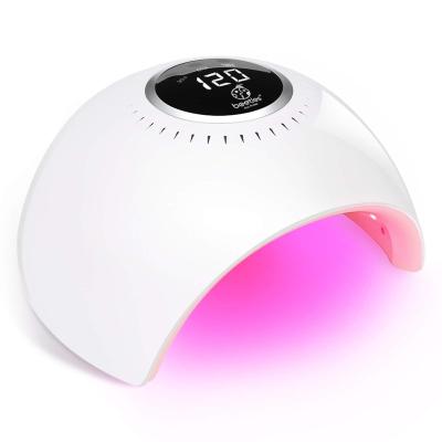 China New Plastic Smart Nail Lamp Nail Beauty Factory Nail Gel Polish UV Led Dryer For Manicure for sale