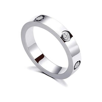 China Wholesale Price Designer Women Jewelry Inspired Stainless Steel TRENDY Engagement Diamond Ring for sale