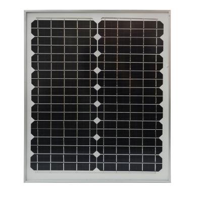 China 25 Years Warranty 20w Mono Solar Panel Performance For Solar Street Light 158.75mmx158.75mm for sale