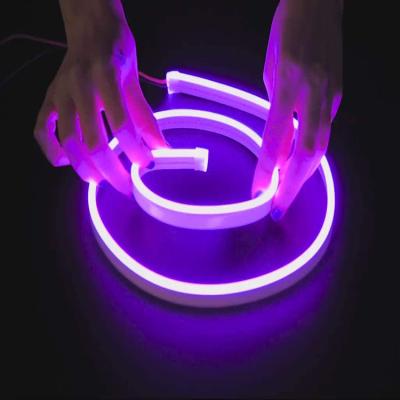 China LANDSCAPE Neon Light Making Purple Color 5M Each Roll For DIY Christmas Wedding Room Decoration DC12V Led Flex Neon Tira Led Flexible for sale