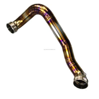 China Titanium Alloy Charge Pipe Kit For AUDI S4 B9 3.0T Exhaust Titanium Charge Pipe Kit for sale