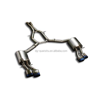 China Titanium Or SS304 Exhaust Catback For Benz W212 E63 Titanium Exhaust Catback for sale