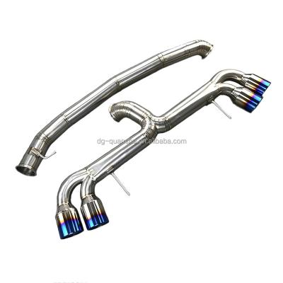 China Titanium Catback Or Exhaust For Nissan R35 GTR Titanium 4 Inch Pipe Exhaust Catback for sale