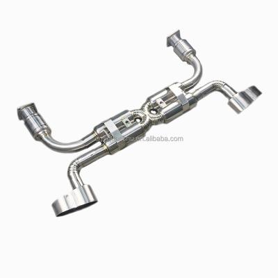 China Titanium Alloy Exhaust Muffler For Porsche 911 997 Type Turbo Muffler With 200 Cell Titanium Exhaust for sale