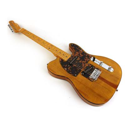 China Basswood good quality gloss maple fretboard electric guitar for sale