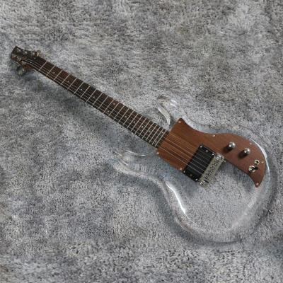 China Cool unique shaped gitar guitars acrylic electric guitar body electro electricas electric guitar acrylic guitarra de guiter for sale