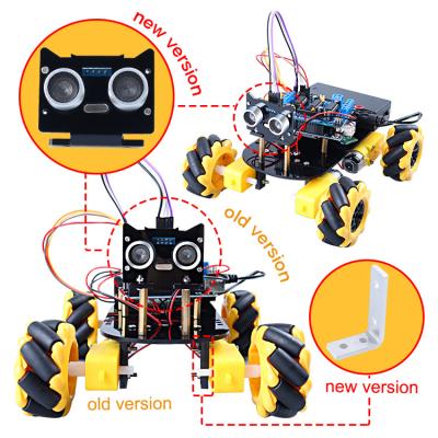 China 2022 Educational 4WD Robot Kit Factory Car Robotics Educational Building Kits For Student Mecanum Wheel Mecanum Robot for sale