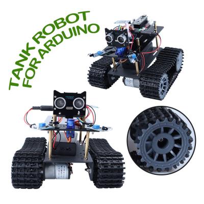 China Mini Tank Robot NRF2401 Gesture Control High Quality Robotic Tank STEM Science Education Project Factory Robot Smart Programming Car for sale