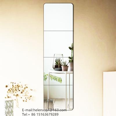 China Country Glass Mirror Made 12x12 Wall Mounted Mirror Wall Tiles Mosaic Decorative Wall Mirror Glass Tile With Adhesive for sale