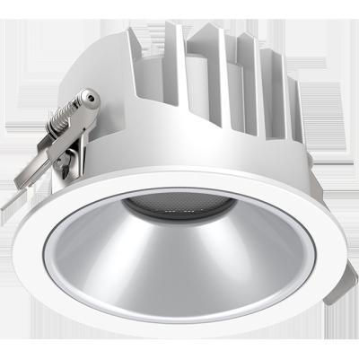 China Commercial / Modern Commercial Price Cut Out 75mm IP20 Recessed Enclosed Round Down Light 10W COB Led Downlight for sale