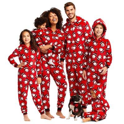 China 2021 Wholesale Designer Breathable Pajamas Jumpsuit Christmas Family Pajamas Sets Long Sleeve Print Christmas Matching Pajamas For Family for sale