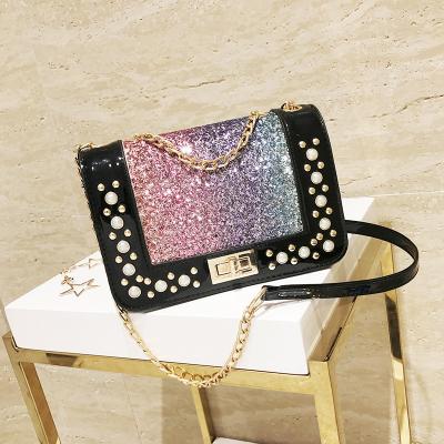 China Latest High Quality Women's Shoulder Handbags Cross - Body Fashion Luxury Chain Purses And Handbags For Ladies for sale