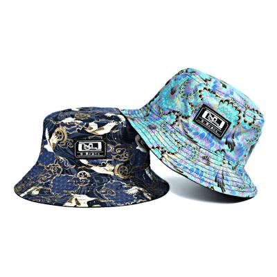 China Fashion Cool Double Sided Bucket Hat Women COMMON Wear Sport Outdoor Printing Double Sided Hat for sale